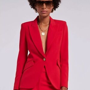 NWT!! Generation Love Kasia Crepe Blazer - Rouge/XS